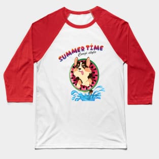 Blaze the corgi Baseball T-Shirt